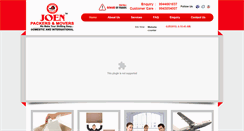 Desktop Screenshot of joenpackersandmovers.com